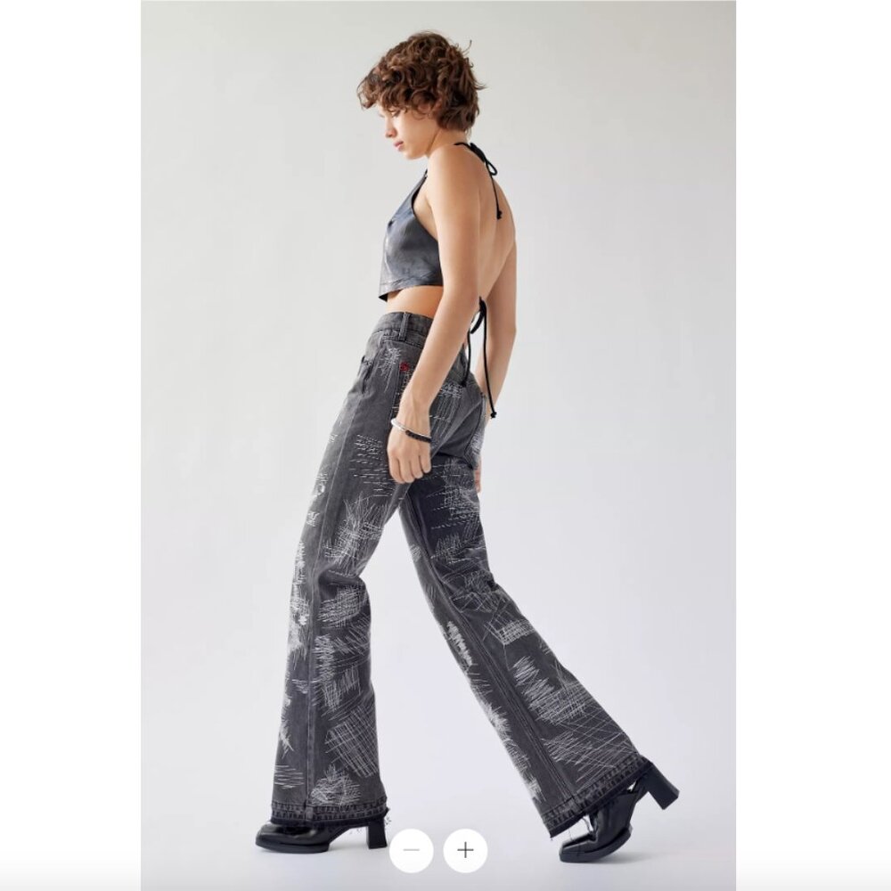 Urban Outfitters BDG '90s Mid-Rise Bootcut Jean - Contrast Stitch